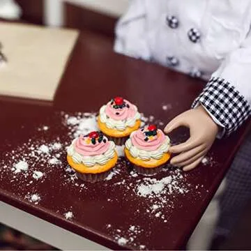 Doll Food Accessories Bakery Party Set for 18 Inch Dolls