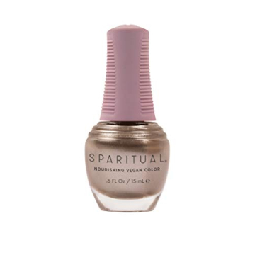 SPARITUAL Nourishing Vegan Nail Color | Moonlight 0.5 fl oz | One Step Nail Polish