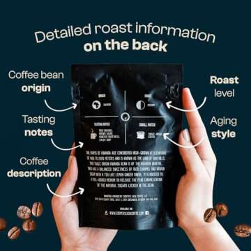 Gourmet Coffee Sampler Gift Set, Features Sumatra Dark, Kenya AA Medium-Dark, Rwanda Medium, Natural Ethiopian Medium-Light Gourmet Coffee Beans Sampler, Ground, 4 Bags, 16 oz Total