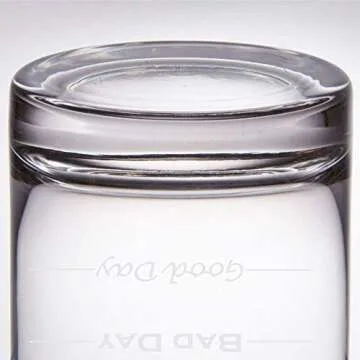 Funny Good Day, Bad Day Rocks Glass - Perfect Gift