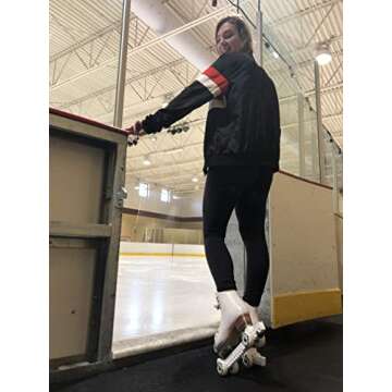 Rollergard ROC-N Figure Skate Rolling Guard, White, Model:ROC376WH
