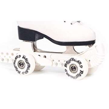 Rollergard ROC-N Figure Skate Rolling Guard, White, Model:ROC376WH
