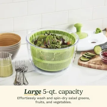 Cuisinart 5qt Salad Spinner for Quick Vegetable Prep