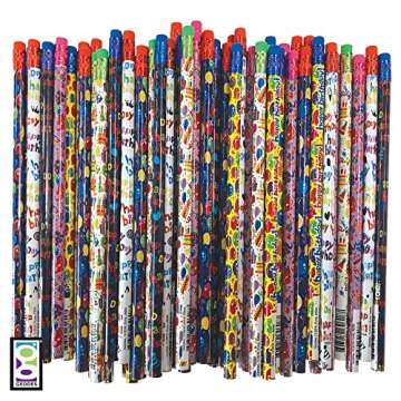 Raymond Geddes Colorful Birthday Number 2 Pencils Set (Pack of 72)
