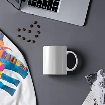 Funny Floral Ceramic Mug for Hot & Cold Drinks | 11oz