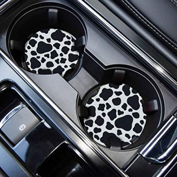 Cute & Absorbent Car Cup Coasters for Drinks - Pack of 2
