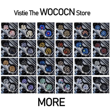 Cute & Absorbent Car Cup Coasters for Drinks - Pack of 2