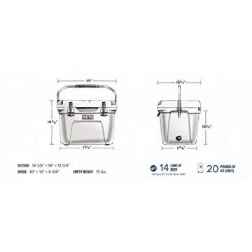YETI Roadie 20 Cooler – Keep Ice for Days