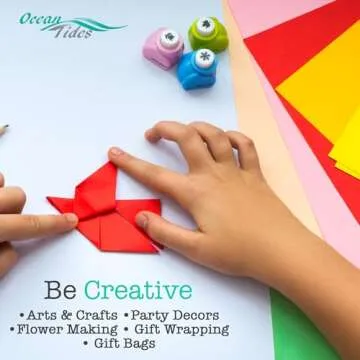 Ocean Tides Tissue Paper for Gift Bags - 100 Sheets Colored Tissue Paper for Packaging & Crafts - Gift Wrapping Tissue Paper, Assorted Multicolor Gift Wrapping Tissue Paper Sheets - 14 x 20 Inches