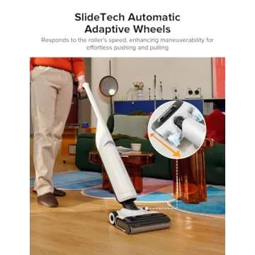 roborock Flexi Pro Wet Dry Vacuum Cleaner, Cordless Vacuum Mop with Hot Water Self-Cleaning and Hot Air Drying System, FlatReach, Edge-to-Edge Floor Cleaner with 17000Pa for Tiles and Hard Floors