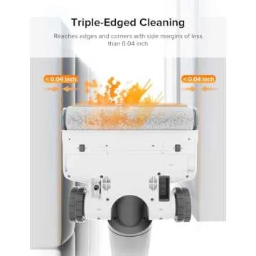 roborock Flexi Pro Wet Dry Vacuum Cleaner, Cordless Vacuum Mop with Hot Water Self-Cleaning and Hot Air Drying System, FlatReach, Edge-to-Edge Floor Cleaner with 17000Pa for Tiles and Hard Floors