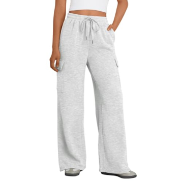Trendy Queen Women's High Waisted Cargo Sweatpants | 2024 Fall Fashion