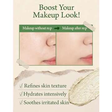 RE:P BIO FRESH MASK with REAL calming HERBS 4.58 Fl Oz (130g) - 100% Vegan, Cruelty-free - Natural calming peel off mask with Real Calendula + Real Chamomile – Korean Skin Care