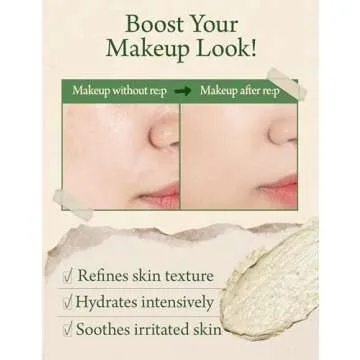 RE:P BIO FRESH MASK with REAL calming HERBS 4.58 Fl Oz (130g) - 100% Vegan, Cruelty-free - Natural calming peel off mask with Real Calendula + Real Chamomile – Korean Skin Care