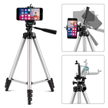 Eocean 50 inch Video Tripod with Wireless Remote for Phones