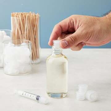 Juvale 45 Pack Press In Medicine Bottle Adapter for Syringe, 3 Sized Medical Dosing Adaptor for Oral...