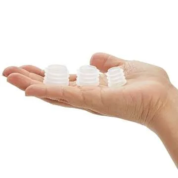 Juvale 45 Pack Press In Medicine Bottle Adapter for Syringe, 3 Sized Medical Dosing Adaptor for Oral Dispensers, Liquid Medication