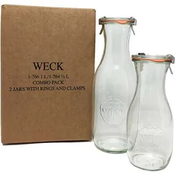 Weck Juice Jar Combo Pack for Storage Charm