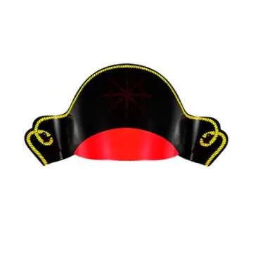 Funny Party Hats Pirate Party Hats - 12 Pack - Pirate Birthday Hats - Pirate Theme Party Supplies - Pirate Party