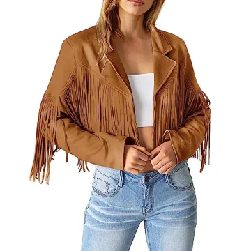 PRETTYGARDEN Women's Fringe Faux Suede Jacket for 2025