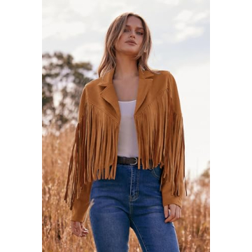 PRETTYGARDEN Women's Fringe Faux Suede Jacket for 2025