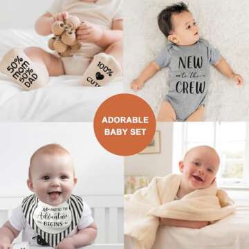 New Parents Gifts for Couples 2024 2025, Pregnancy Gifts for New Mom and Dad, First Time Mom Gifts Basket, Expecting Parents to Be Gift for Baby Shower, Gender Reveal