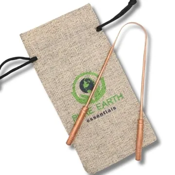 Copper Tongue Scraper for Adults & Kids - Easy to Use, Wider Scraping Coverage for Fresher Breath an...