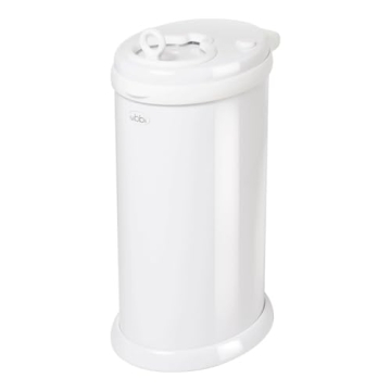 Ubbi Steel Diaper Pail - Odor Locking, No Special Bag Required, Award-Winning, Registry Must-Have, W...