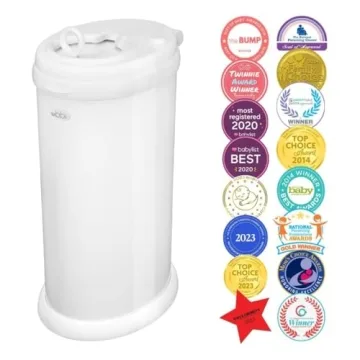 Ubbi Steel Diaper Pail - Odor Control & Stylish Design