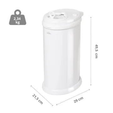 Ubbi Steel Diaper Pail - Odor Control & Stylish Design