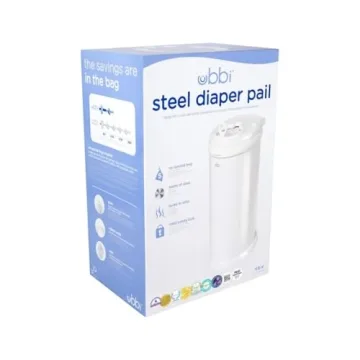 Ubbi Steel Diaper Pail - Odor Control & Stylish Design