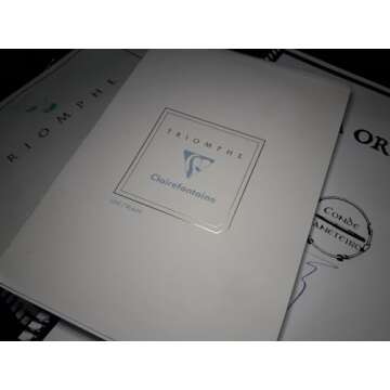 Clairefontaine Triomphe Blank Writing Paper Tablet, A4, 90g, 50 Sheets, White