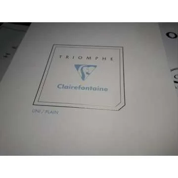 Clairefontaine Triomphe Blank Writing Paper Tablet, A4, 90g, 50 Sheets, White