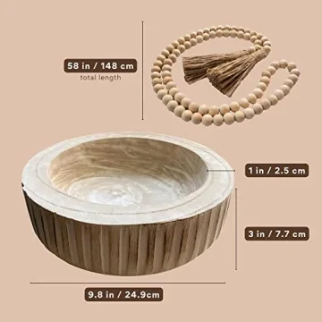 FJ Designs Decorative Bowl Set for Chic Home Decor