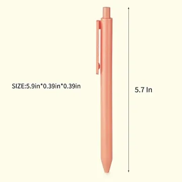 WY WENYUAN 12-Pcs Ballpoint Pens - Vibrant Colorful Set