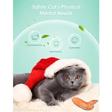 Potaroma 7Pcs Days of The Week Catnip Toys, Plush Cat Chew Toy for Kittens, Bite Resistant Catnip Filled Realistic Food Simulation Cat Teething Toy, Purring Cat Toys, Promote Cat Exercise