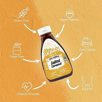 Guilt Free Salted Caramel Syrup Zero Calories - 100% Delicious