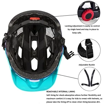 Exclusky Kids Bike Helmet Adjustable Safety Lightweight Children