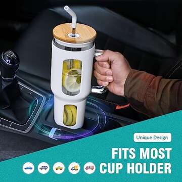 WINSA 46 oz Glass Tumbler - Perfect for Hydration Everywhere