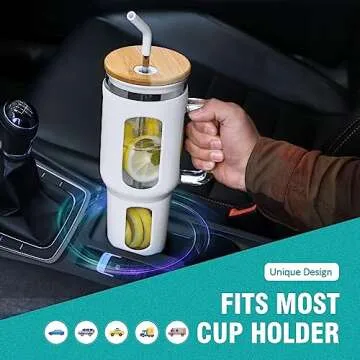 WINSA 46 oz Glass Tumbler - Perfect for Hydration Everywhere