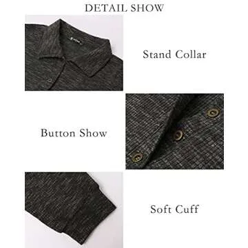 BTFBM Women Casual Button Down Fall Blouses 2025 Long Sleeve Solid Business Work Tops Cute Relaxed Fit Shirts(Solid Dark Green, Small)