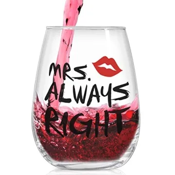 Funny Couple Stemless Glass Set for Home Use