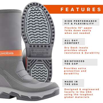 Grundens DECK-BOSS Waterproof Fishing Boot