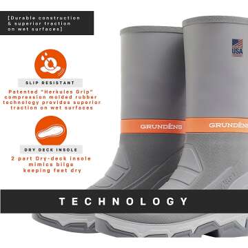 Grundens DECK-BOSS Waterproof Fishing Boot