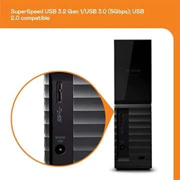 Western Digital My Book 4TB External Hard Drive USB 3.0