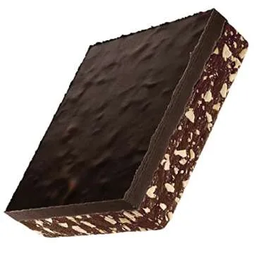 Mid-Day Squares Almond Crunch Protein Chocolate Bars, 1.16 Oz each, 4 Packs (48 Squares) | Made with...