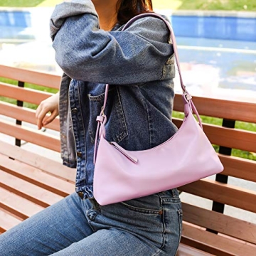 JISEN PU Leather Shoulder Clutch Bag Women Lightweight Waterproof