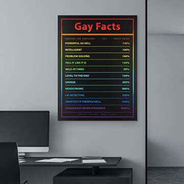 SuccessHunters Gay Pride Canvas Print for Home Decor