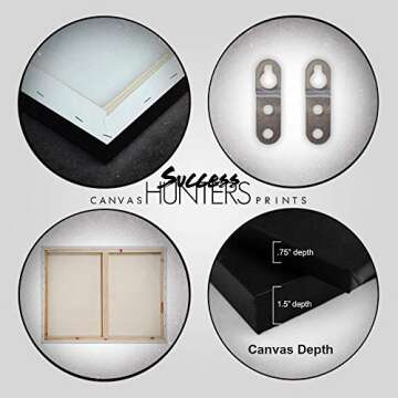 SuccessHunters Gay Pride Canvas Print for Home Decor