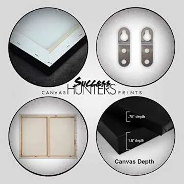 SuccessHunters Gay Pride Canvas Print for Home Decor